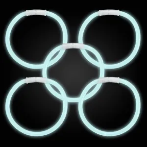 10 Inch White Glow Stick Bracelets