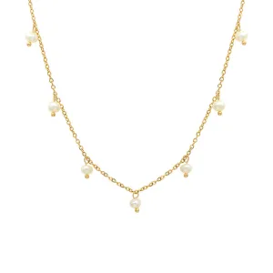 18k Gold Plated Freshwater Pearl Necklace