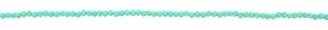 18" Mint Beaded Delicate Layering Necklace, 3" Ext.