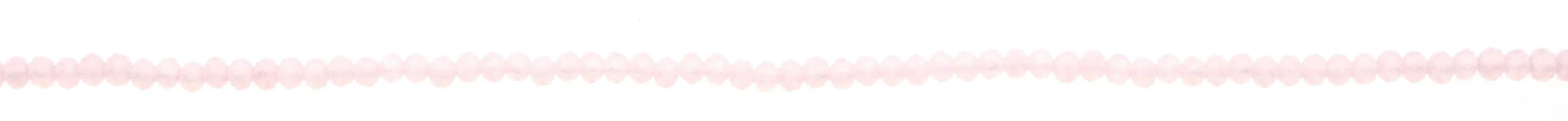 18" Pale Pink Beaded Delicate Layering Necklace, 3" Ext.