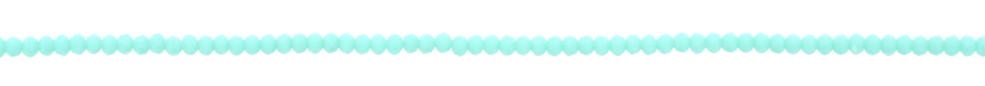 18" Sky Blue Beaded Delicate Layering Necklace, 3" Ext