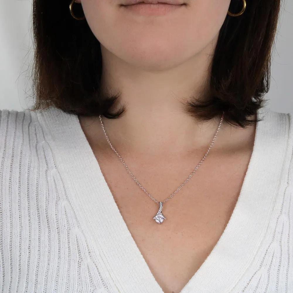 A Big Hug From Heaven Memorial Condolence Gift, Alluring Beauty Necklace