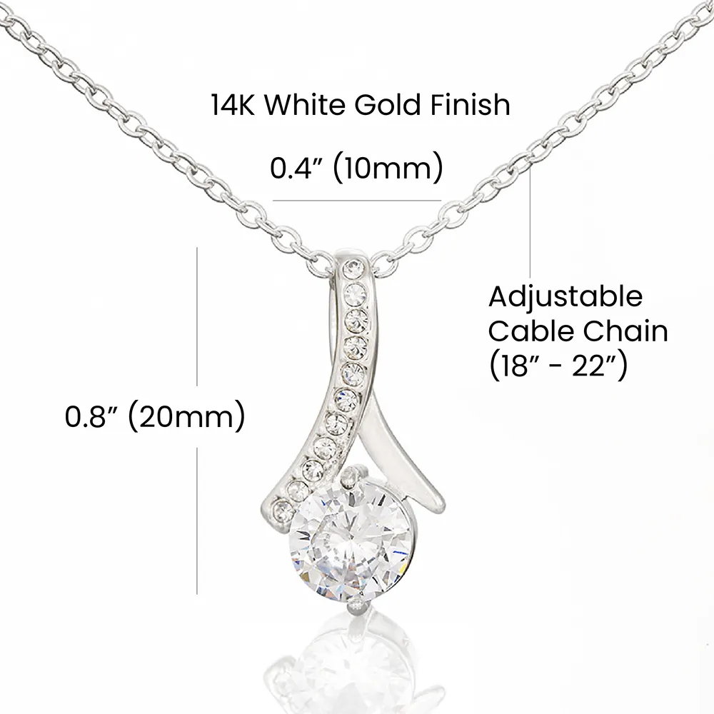 A Big Hug From Heaven Memorial Condolence Gift, Alluring Beauty Necklace