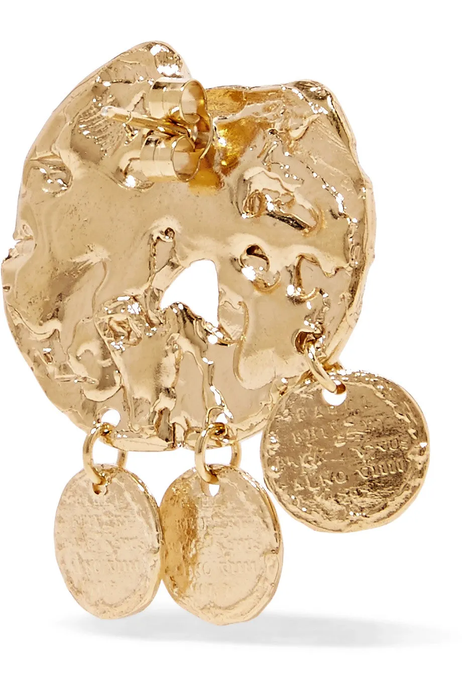 Alighieri Baby Lion Gold Plated Earrings
