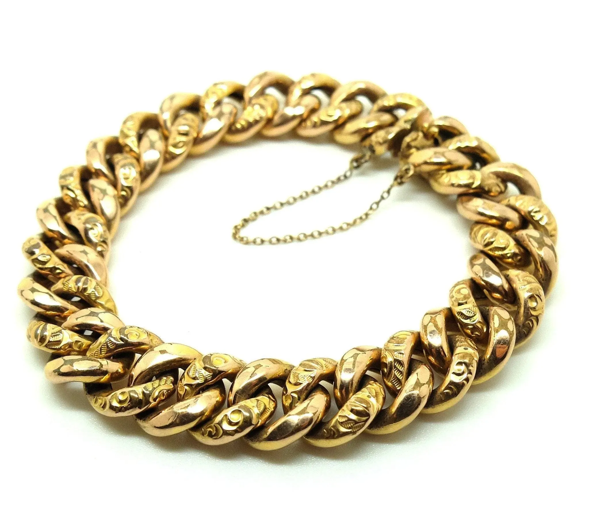 Antique Victorian Link Chain Bracelet