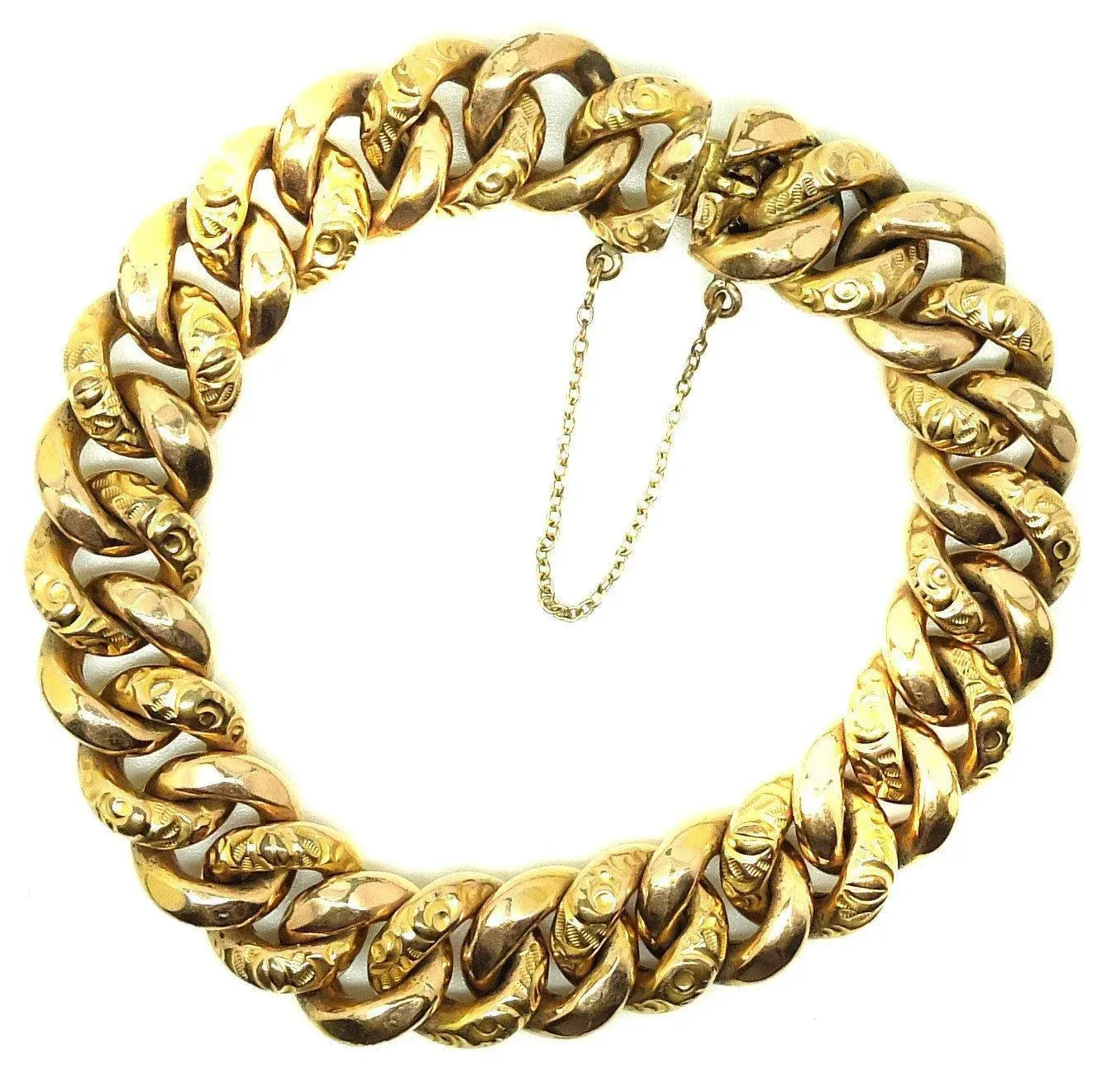 Antique Victorian Link Chain Bracelet