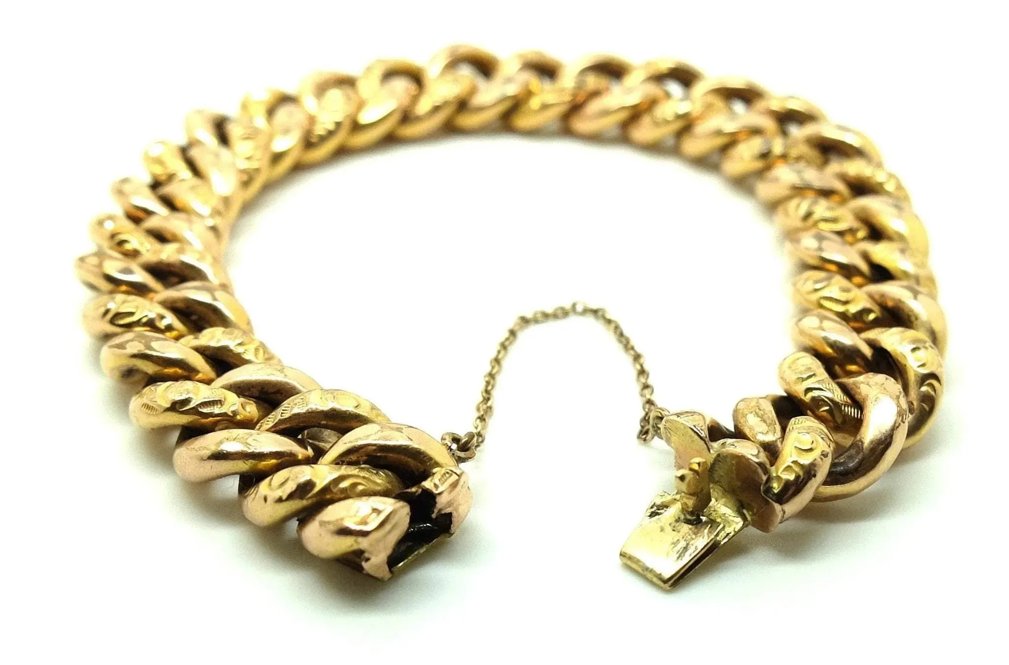 Antique Victorian Link Chain Bracelet