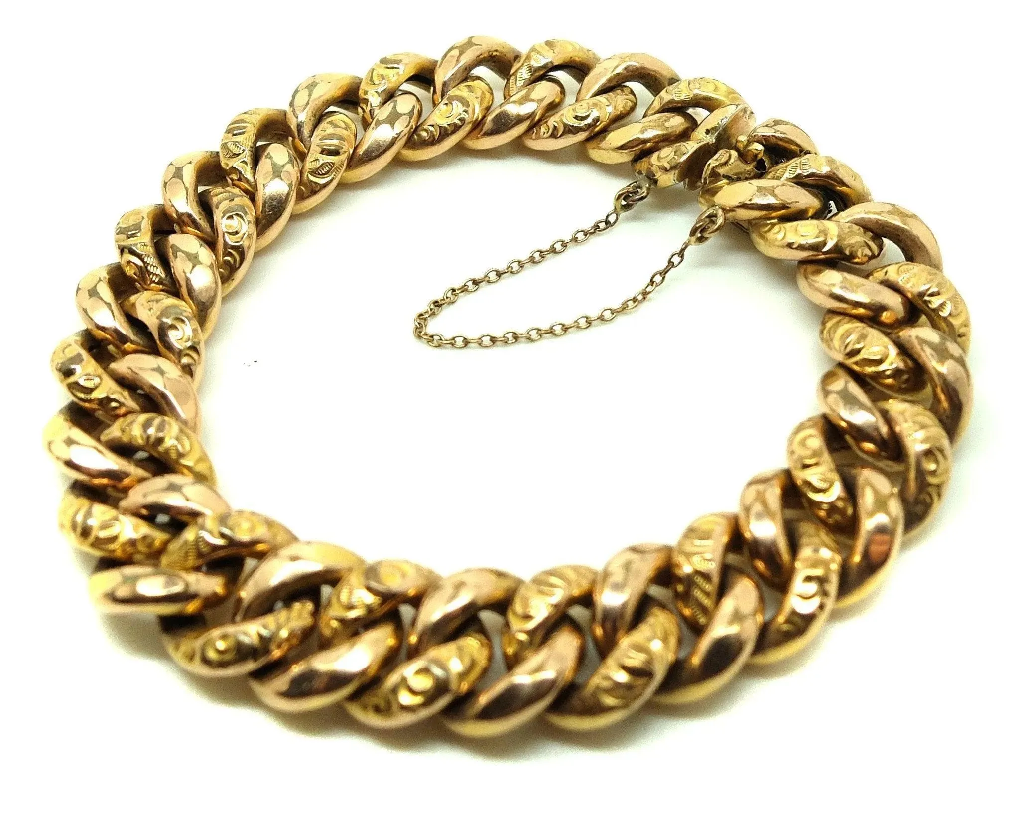 Antique Victorian Link Chain Bracelet