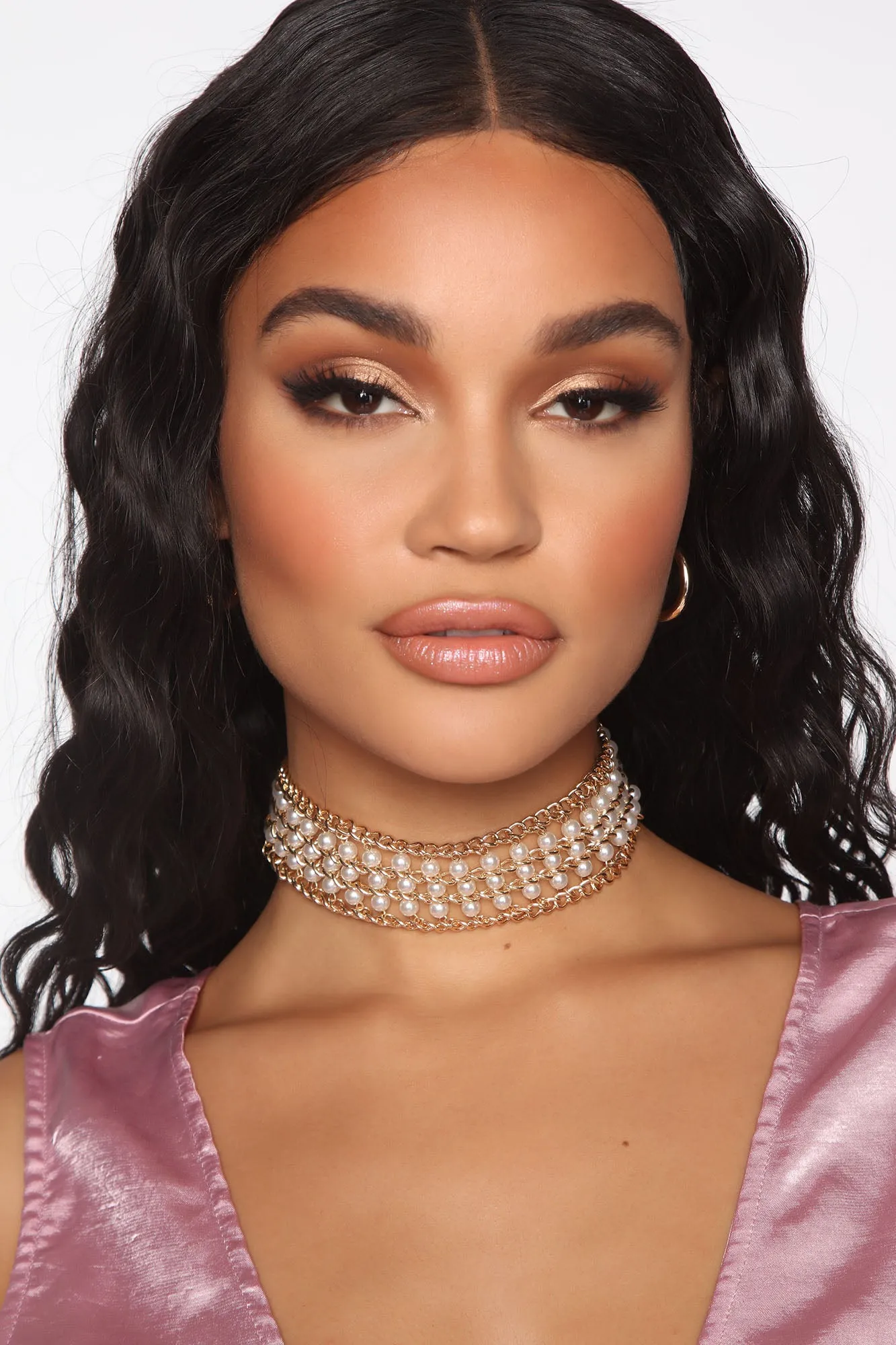 At The London Choker - Gold