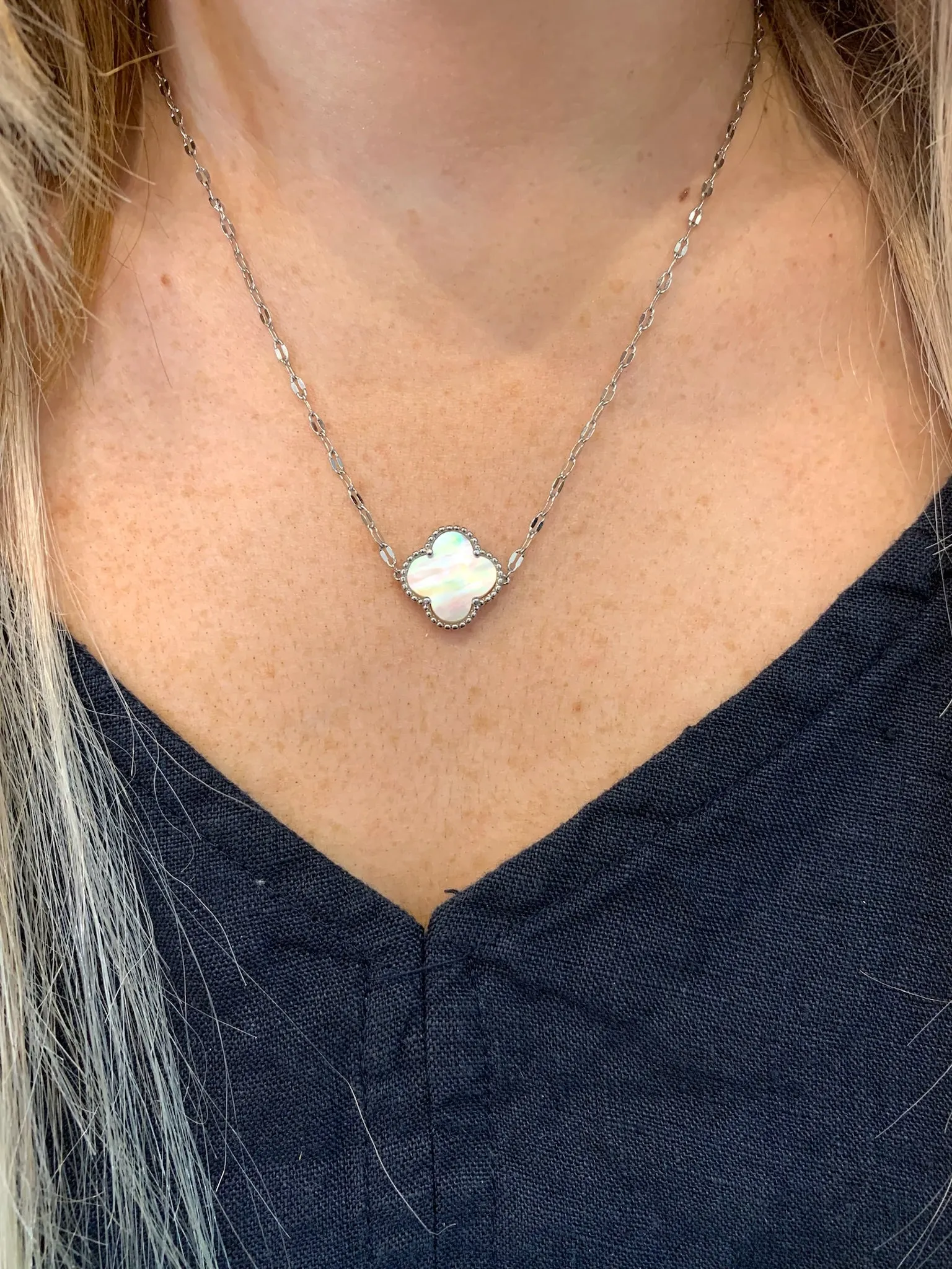 Avery Necklace - Silver