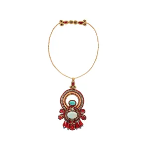 Beautiful Soutache Braiding Ethnical Handmade Necklace