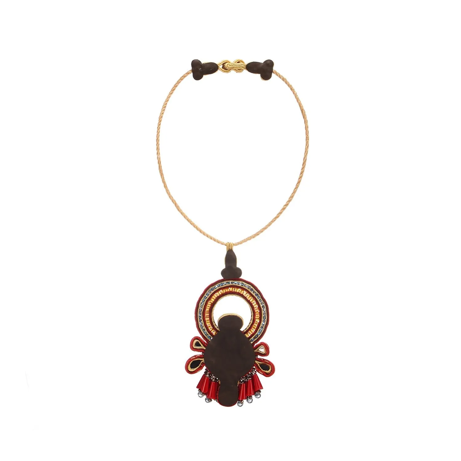 Beautiful Soutache Braiding Ethnical Handmade Necklace