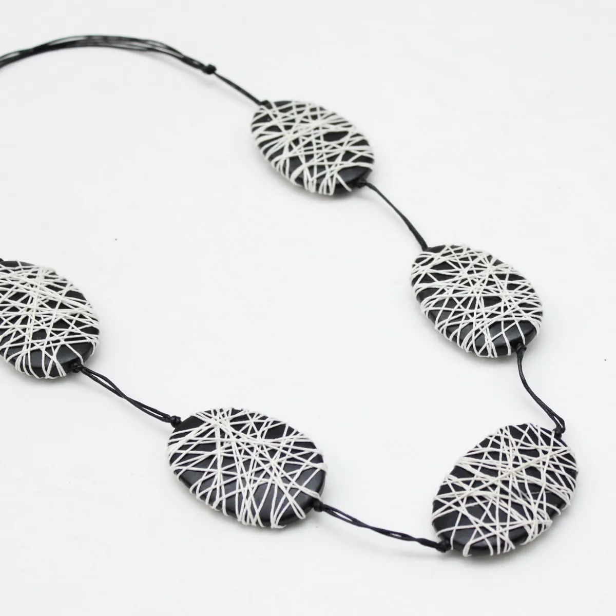 Black and White Felicity Necklace
