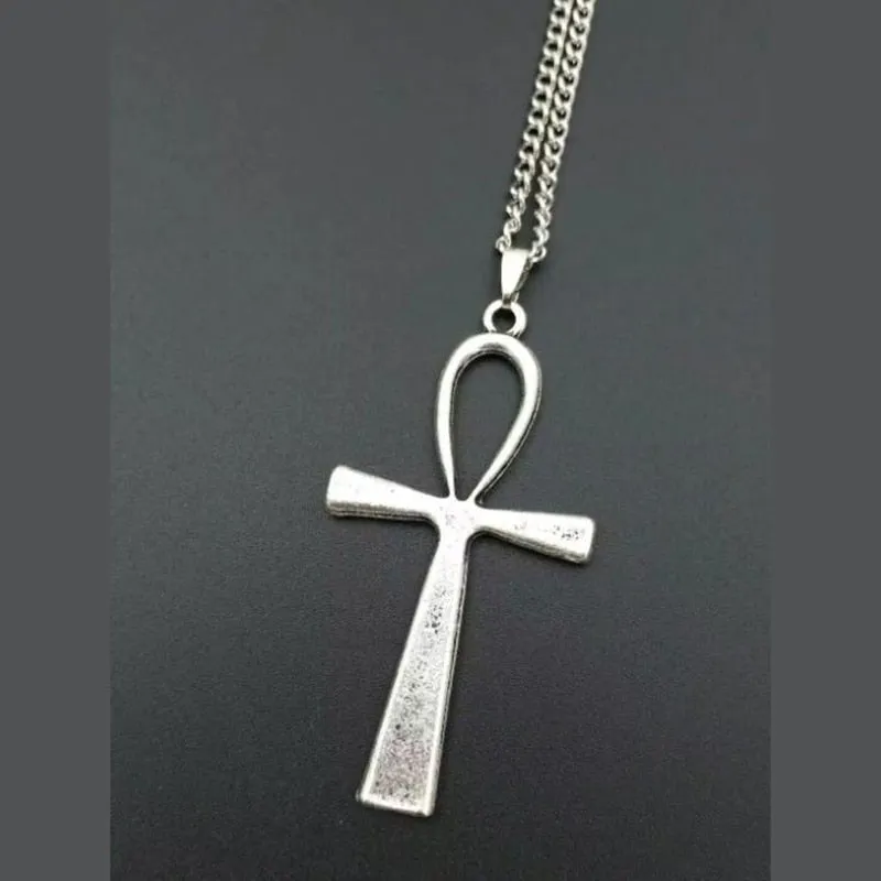 Blade Pendant Necklace for Women Men Vintage Punk Goth Gothic Steampunk Accessories Grunge Rock Jewelry Y2k Aesthetic