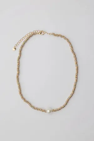 BOW 19 - Glow Short Necklace - Guld