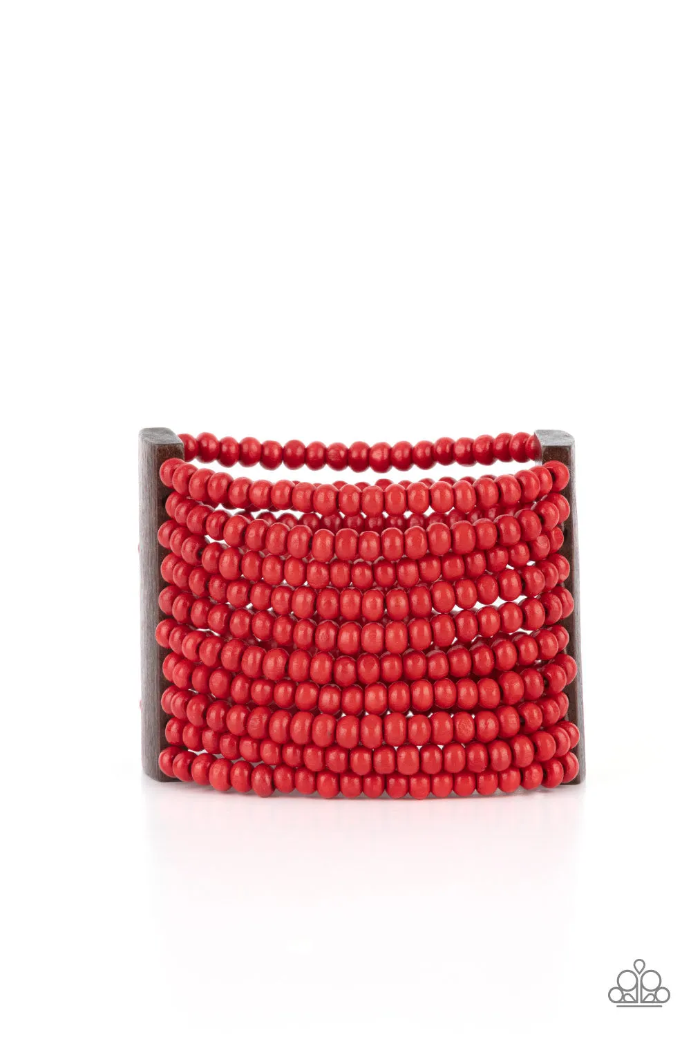 Bracelets Waikiki Wonderland - Red Wood B2163