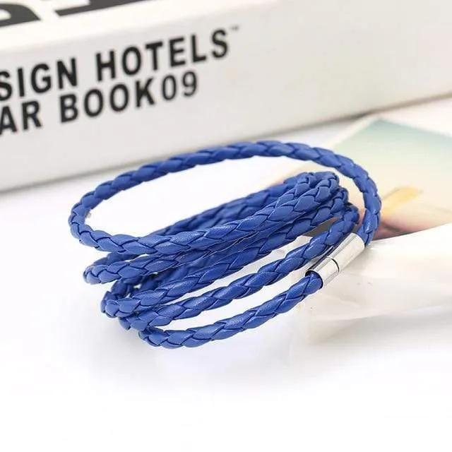 Braided Macrame Layered Bracelets