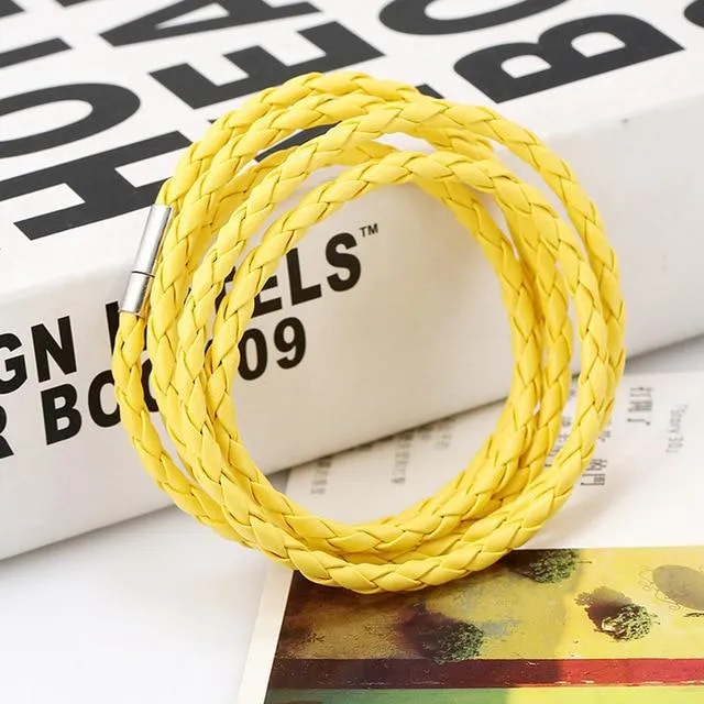Braided Macrame Layered Bracelets