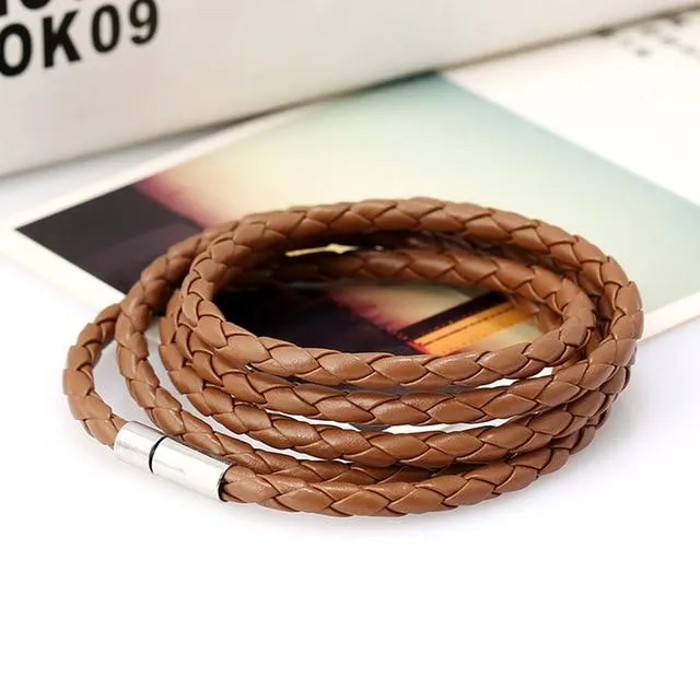 Braided Macrame Layered Bracelets