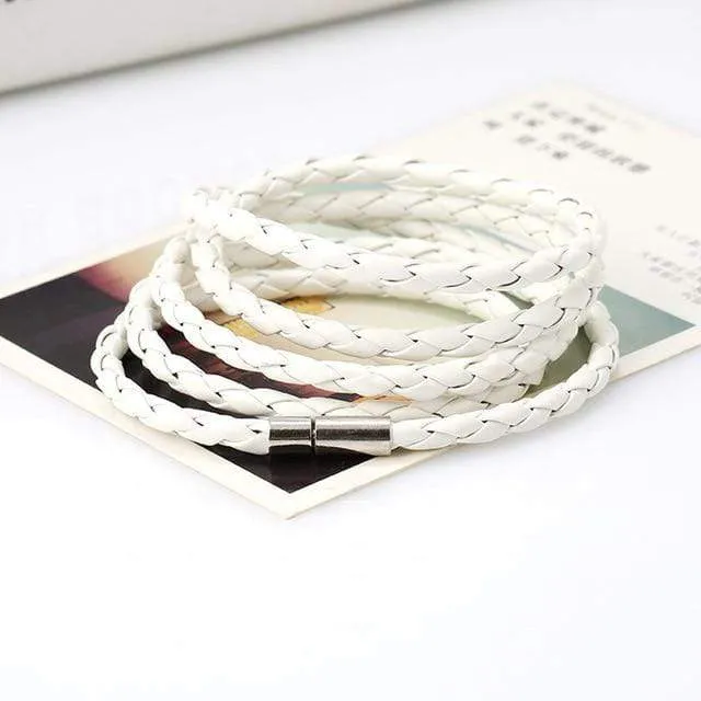 Braided Macrame Layered Bracelets