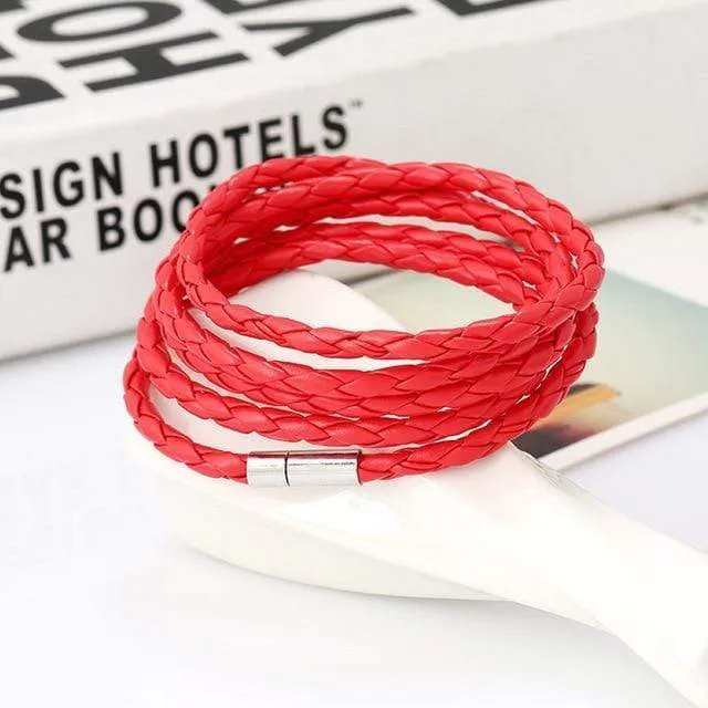 Braided Macrame Layered Bracelets