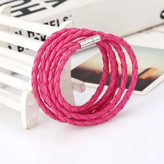 Braided Macrame Layered Bracelets