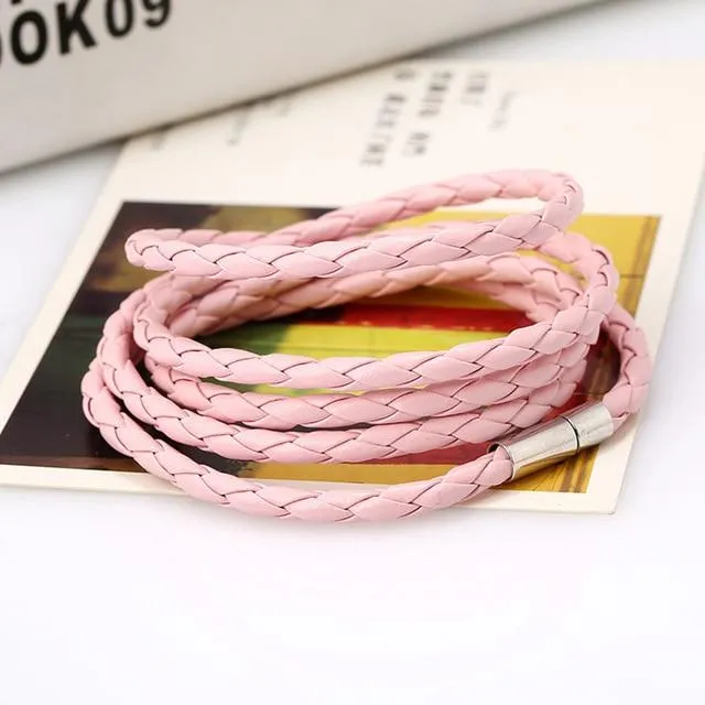 Braided Macrame Layered Bracelets