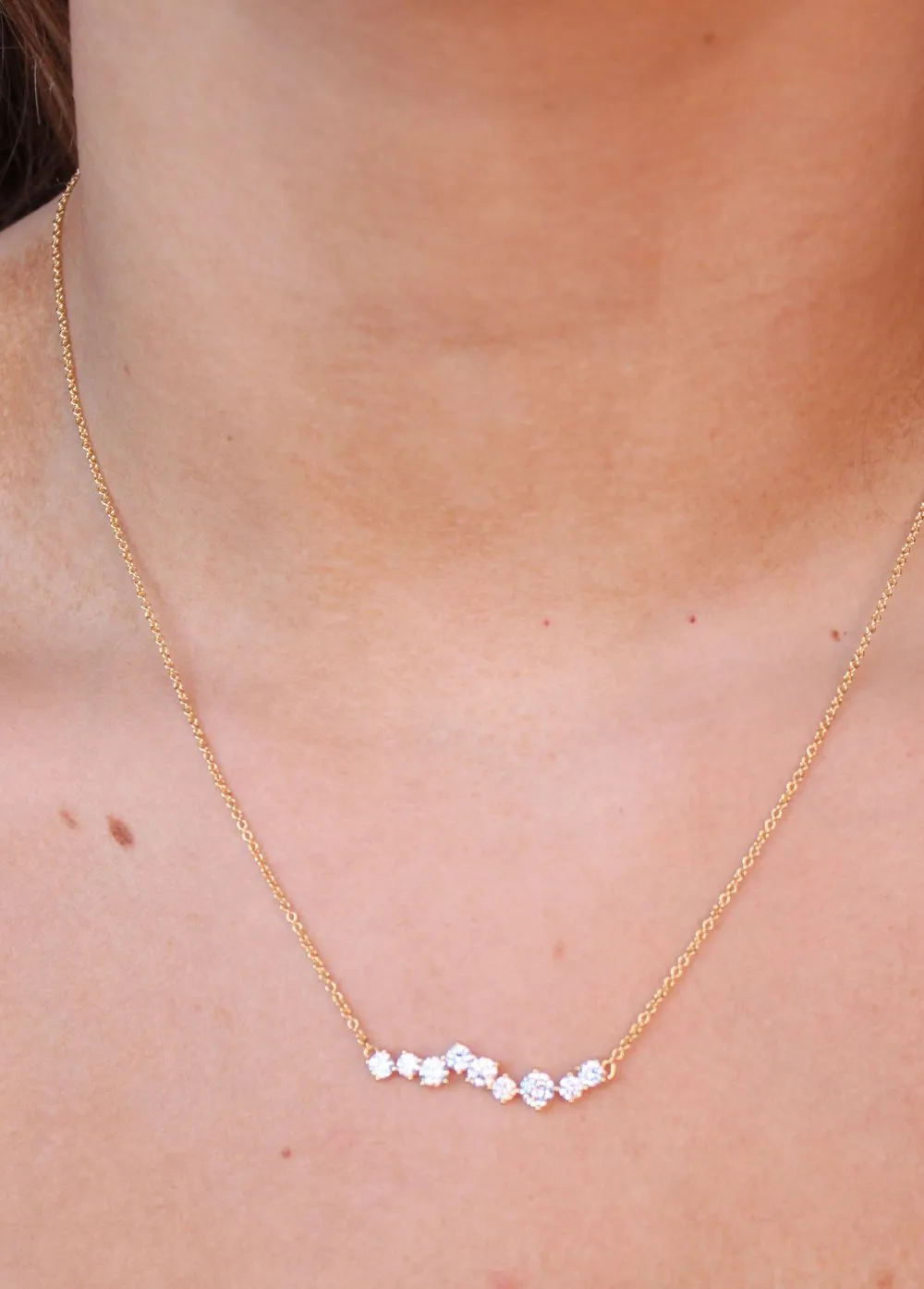 Burnette CZ Delicate Necklace