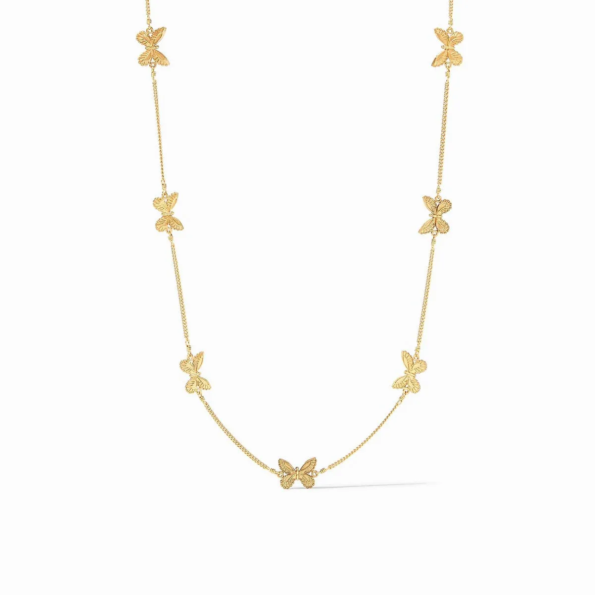 Butterfly Delicate Station Necklace