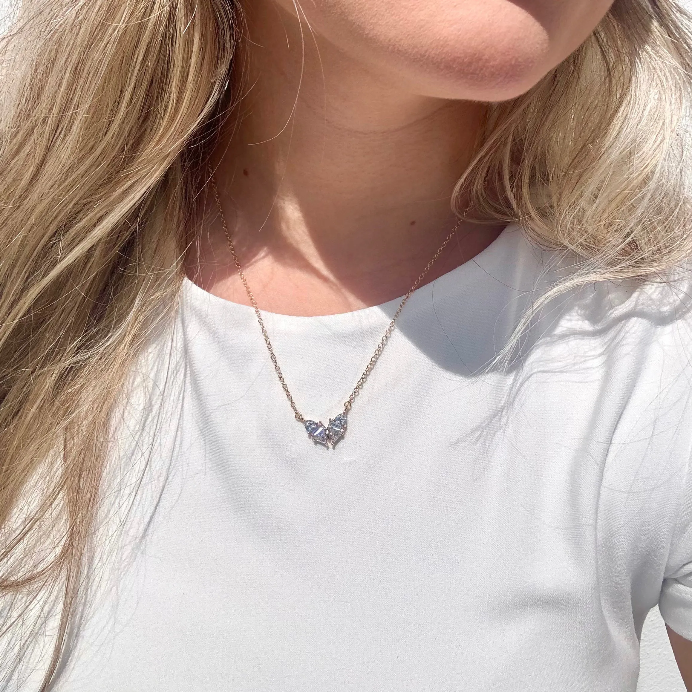 Butterfly Zirconia Necklace