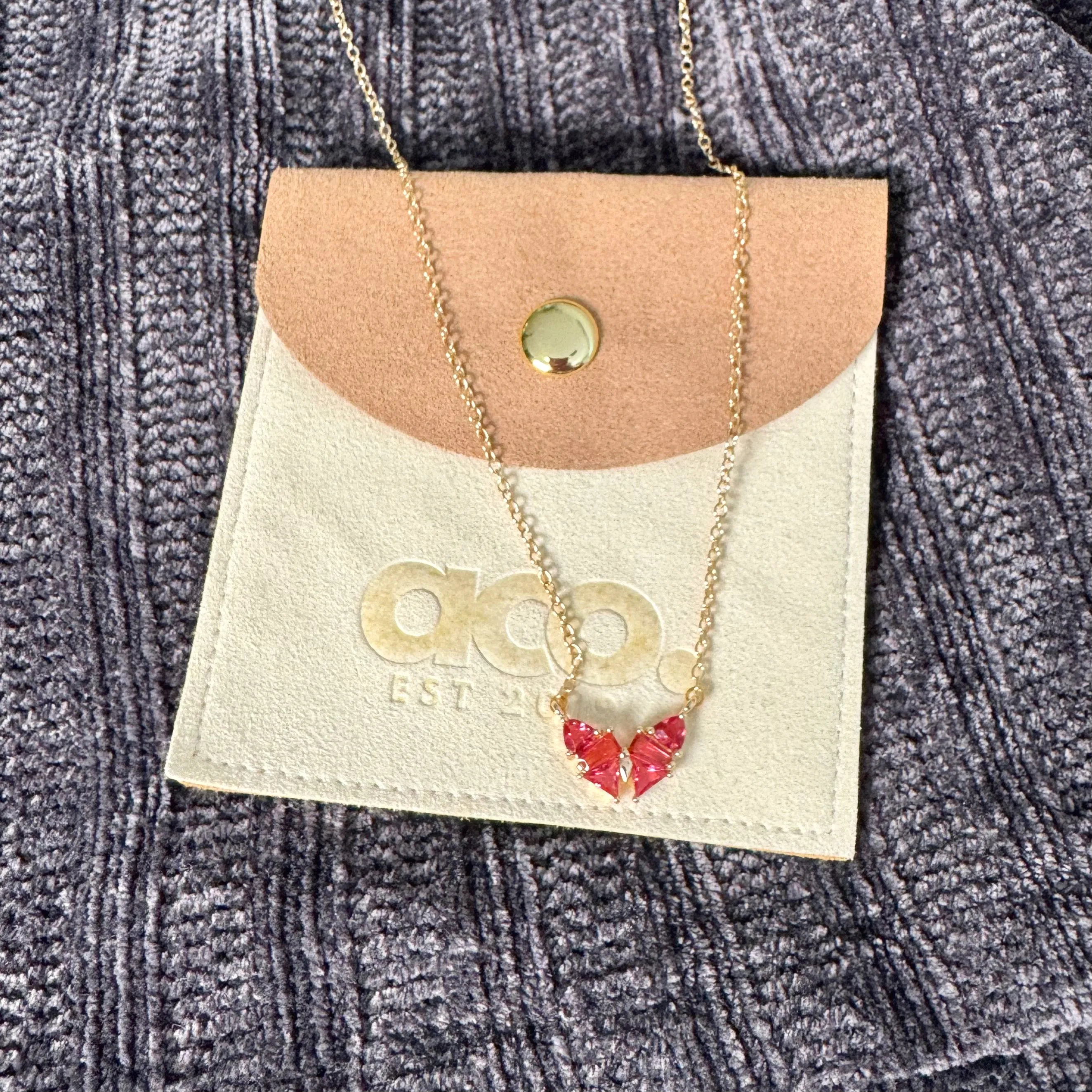 Butterfly Zirconia Necklace