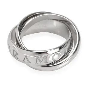 Cartier Amour Trinity Ring in 18K White Gold