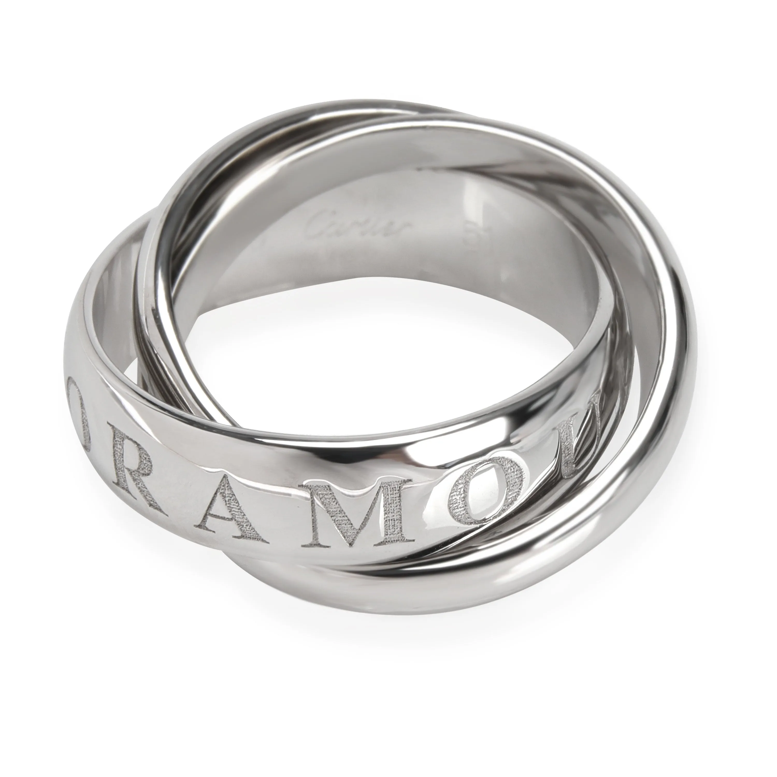 Cartier Amour Trinity Ring in 18K White Gold