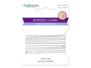 Chain Curb 2mm Links Silver 1.2m