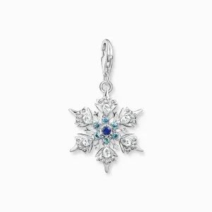 Charm Pendant Snowflake Blue Stones | Thomas Sabo