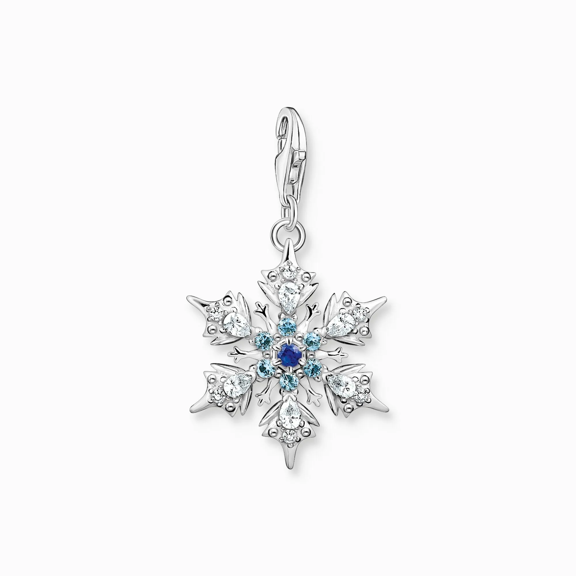 Charm Pendant Snowflake Blue Stones | Thomas Sabo