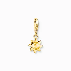 Charm Pendant Sun Gold Plated | Thomas Sabo