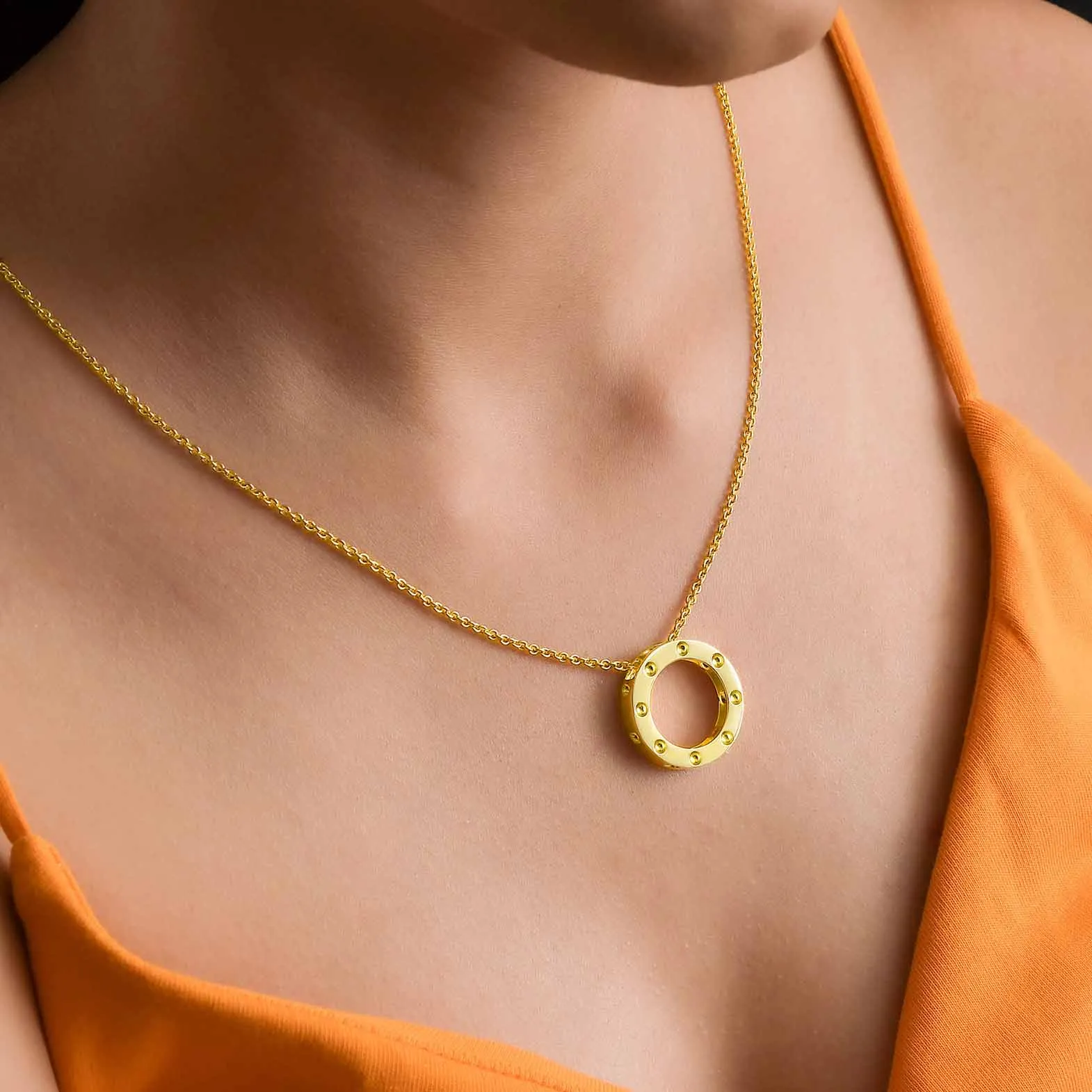 Circle of Life Necklace with Ruby