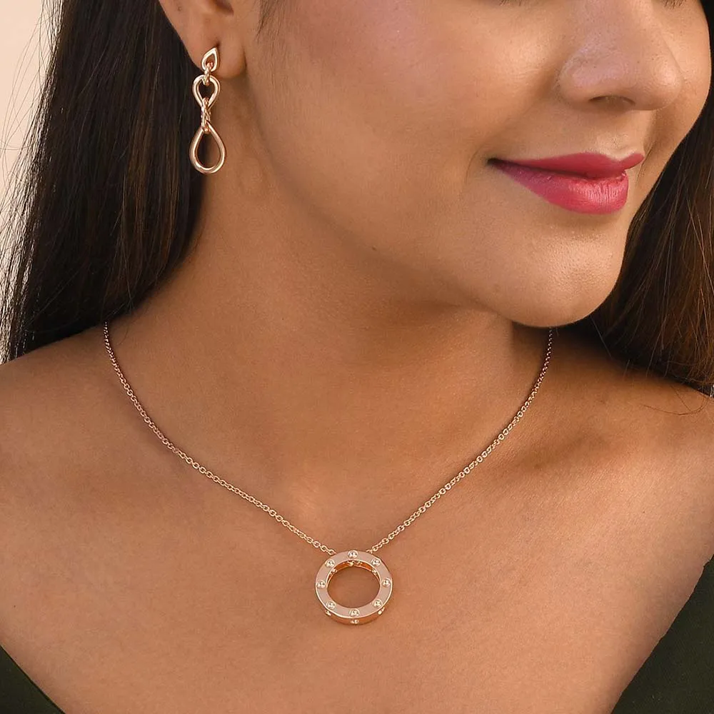 Circle of Life Necklace with Ruby