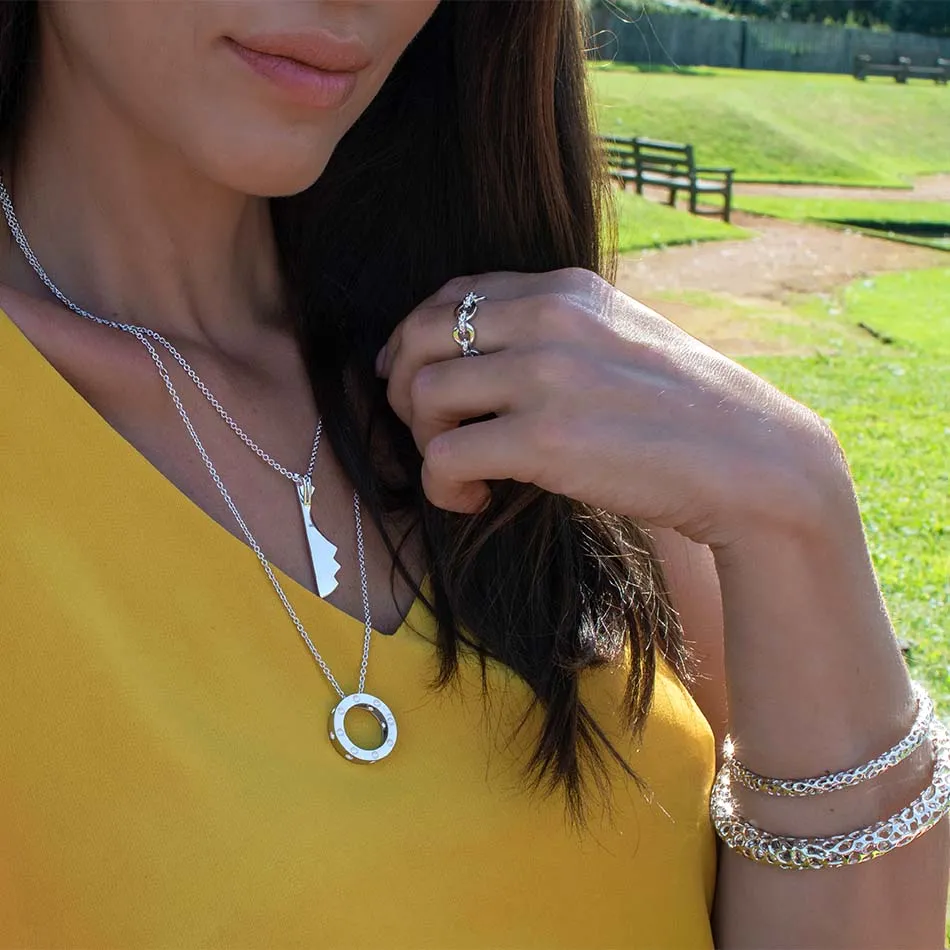 Circle of Life Necklace with Ruby