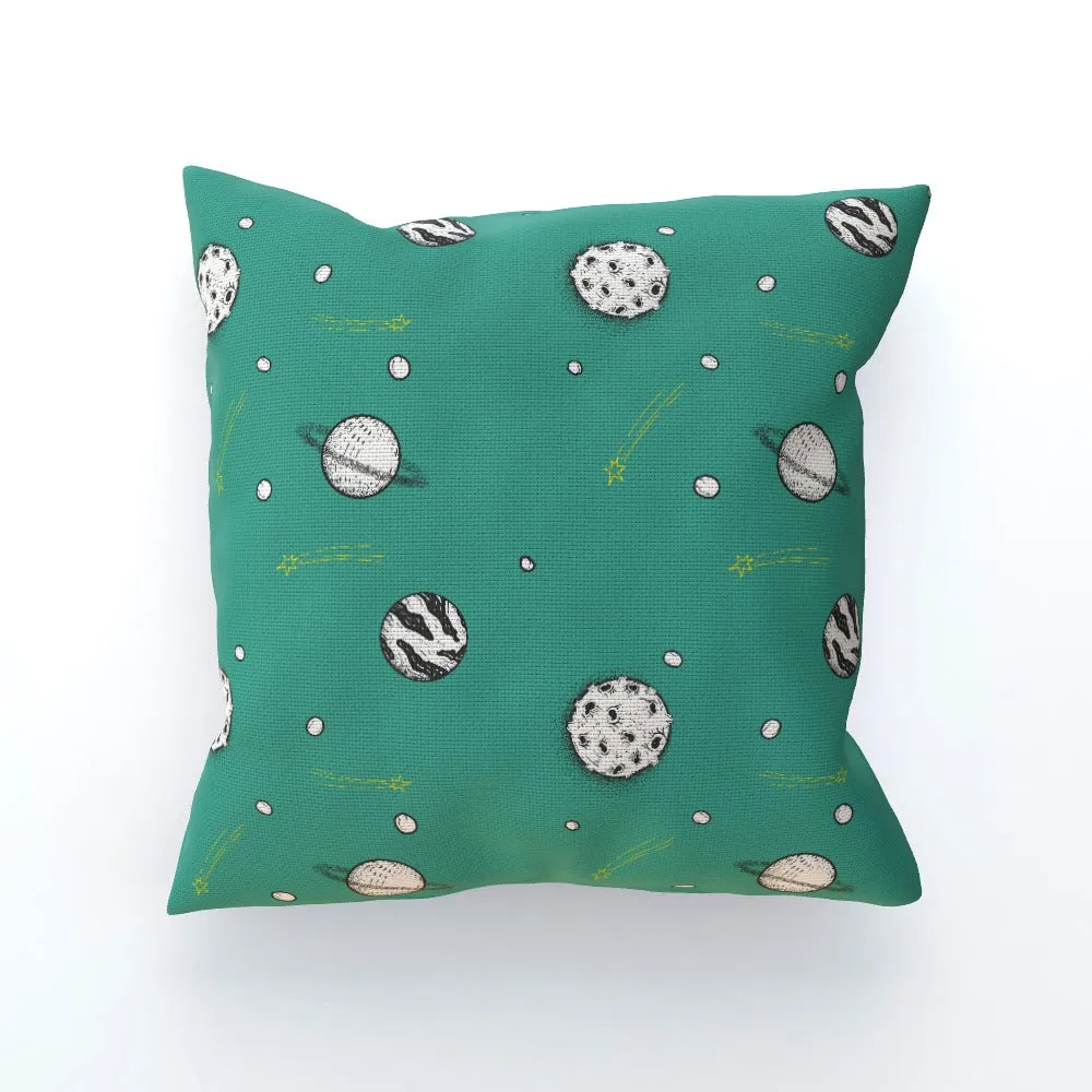 Cushion - Planets Teal