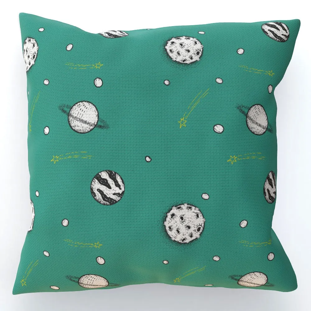 Cushion - Planets Teal
