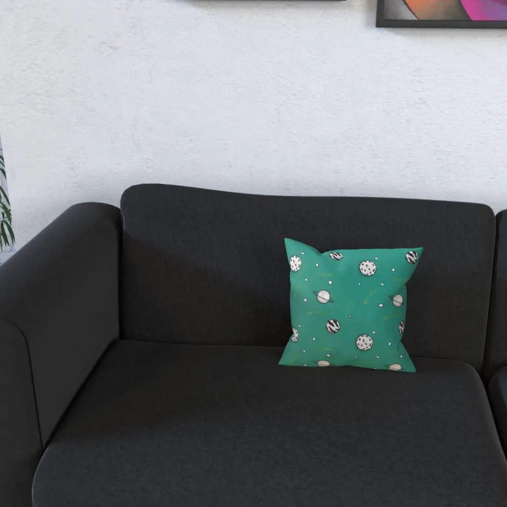 Cushion - Planets Teal