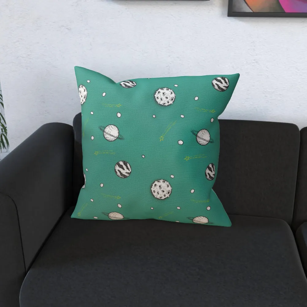 Cushion - Planets Teal