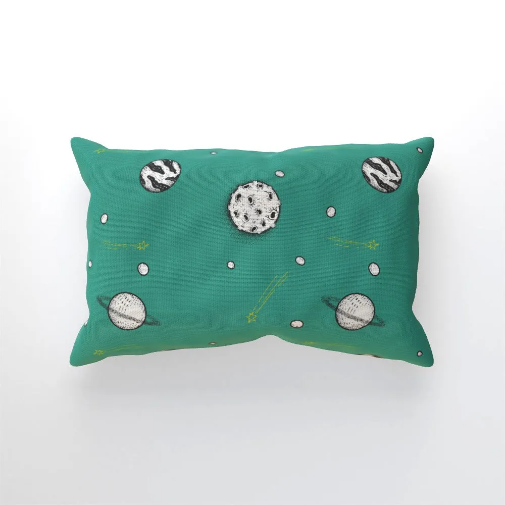 Cushion - Planets Teal