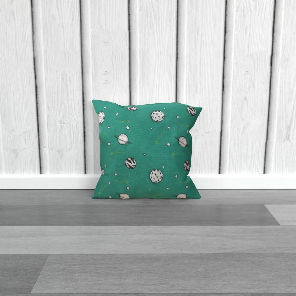 Cushion - Planets Teal