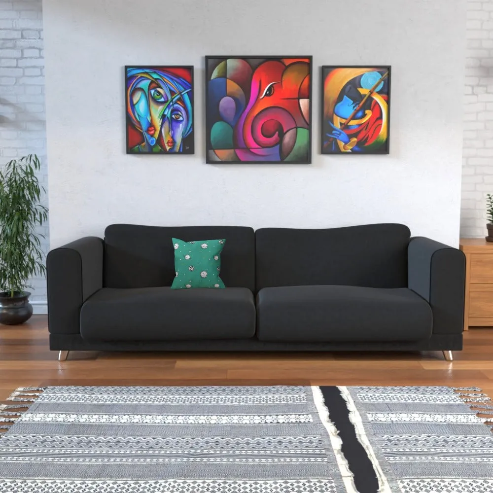 Cushion - Planets Teal