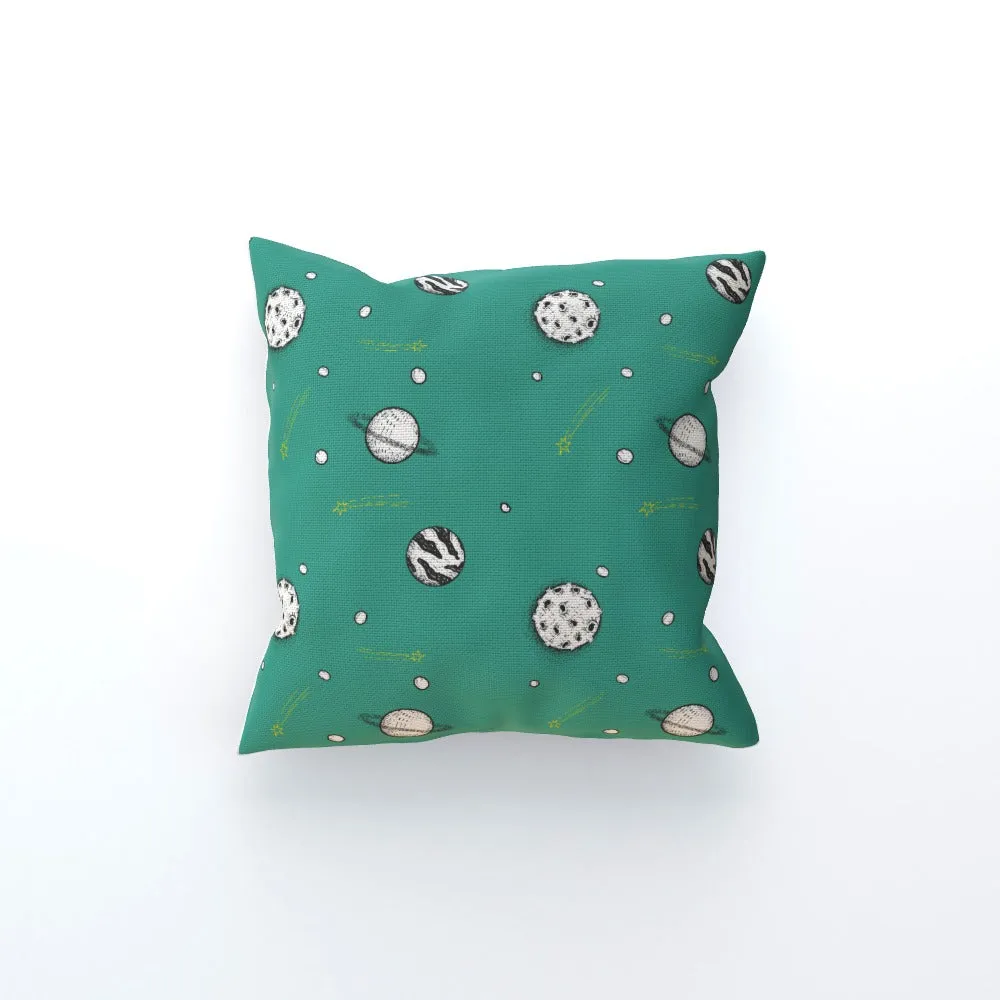 Cushion - Planets Teal