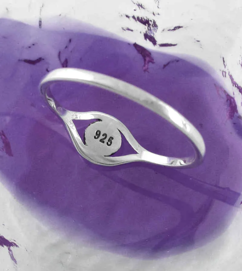 Cut-Out Evil Eye Ring