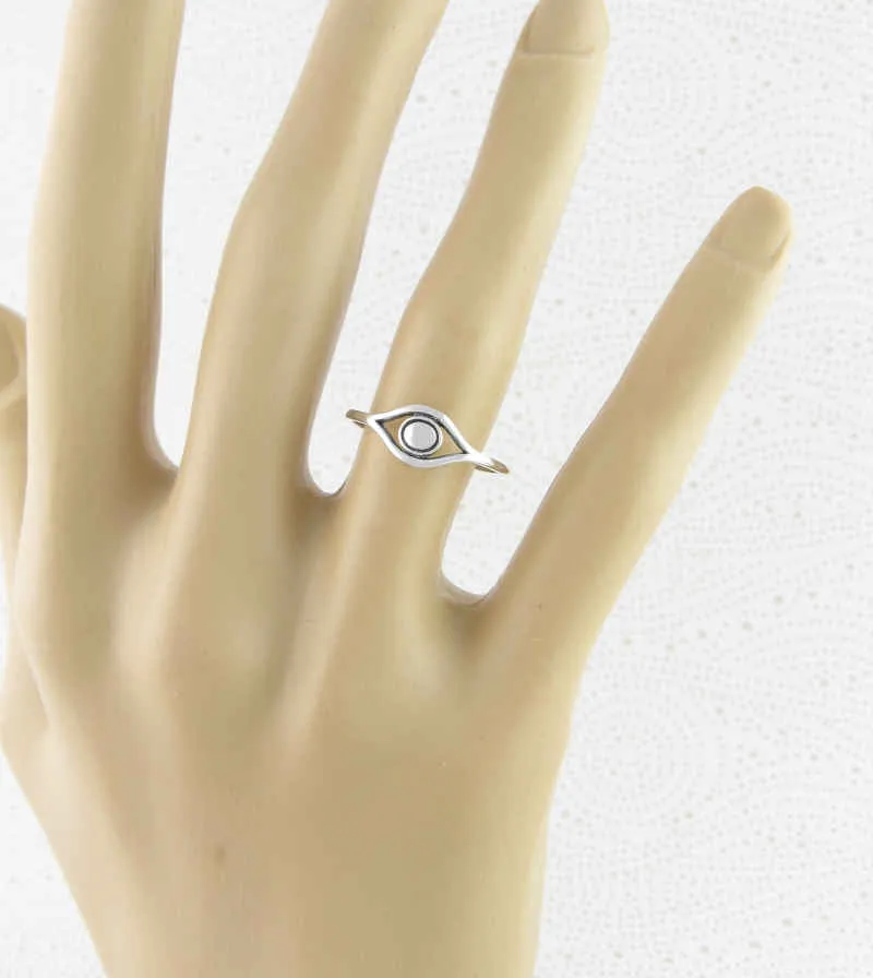 Cut-Out Evil Eye Ring